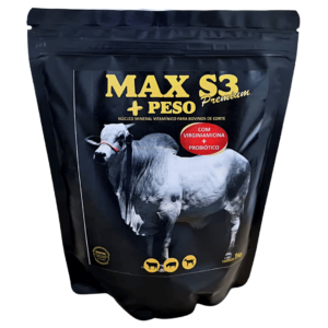 Max S3 Premium +Peso Núcleo Mineral Vitamínico Bovinos Corte 1kg